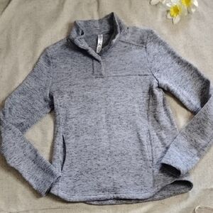 Kyodan Heather Gray Cowl Neck Pullover Sweater
